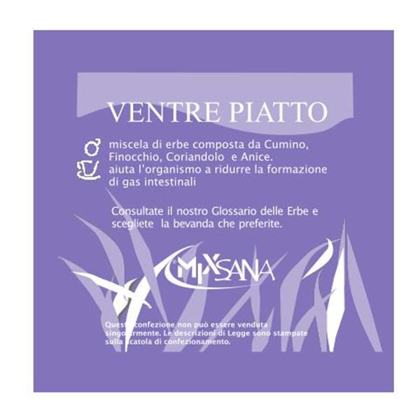10 cialde Filtro Carta Ese 44 mm Tisana Ventre Piatto