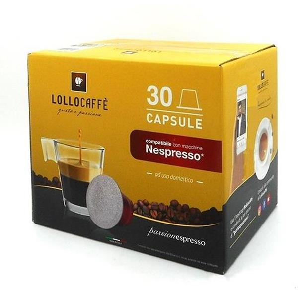 30 capsule Caffè compatibili Nespresso Miscela Argento