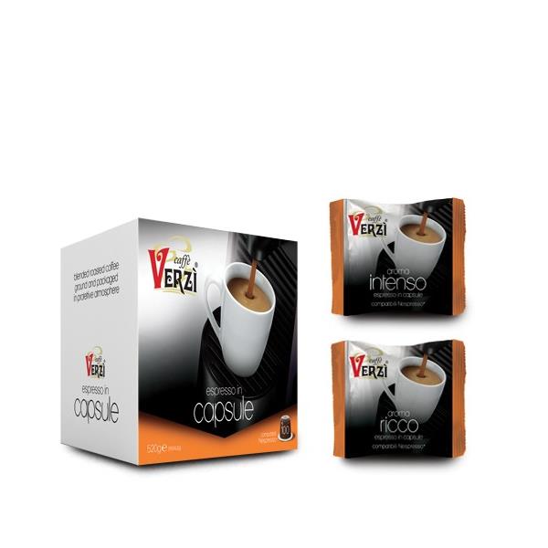100 capsule Caffè compatibili Nespresso Miscela Ricco