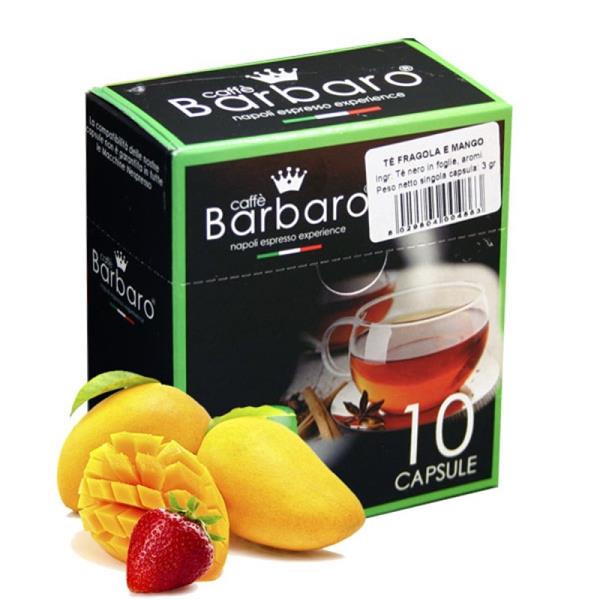 100 capsule compatibili Nespresso Tè Fragola e Mango