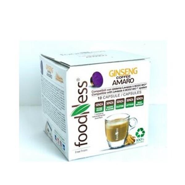 10 capsule compatibili Lavazza A Modo Mio Ginseng Coffee Amaro
