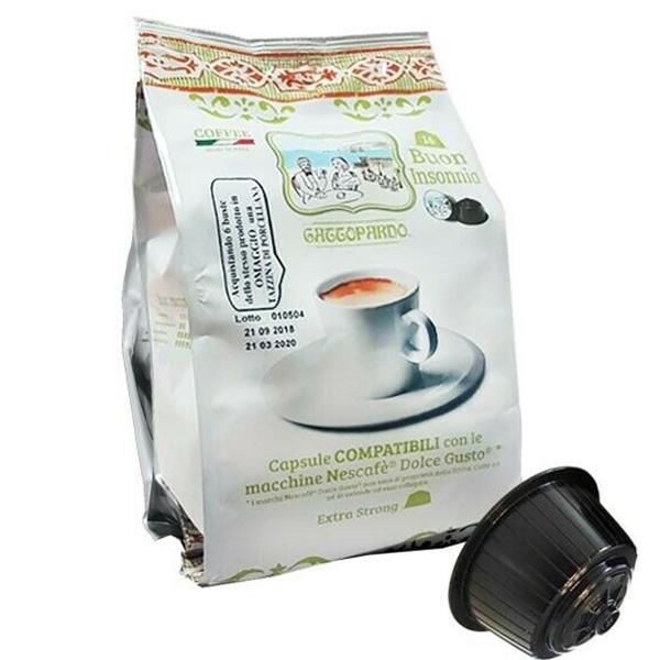 128 capsule Caffè compatibili Nescafè Dolce Gusto Miscela Insonnia 
