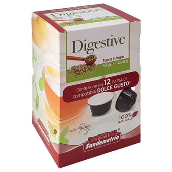 12 capsule compatibili Nescafè Dolce Gusto Tisana Digestiva