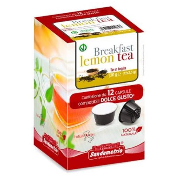 12 capsule compatibili Nescafè Dolce Gusto Breakfast Lemon Tea