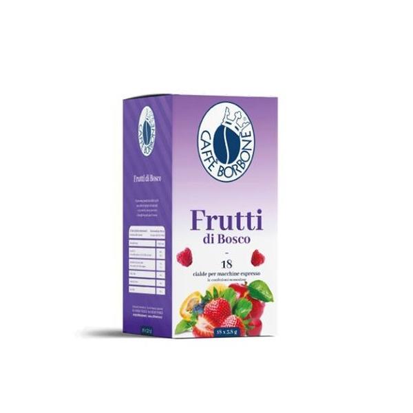 18 cialde Filtro Carta Ese 44 mm Infuso Frutti di Bosco