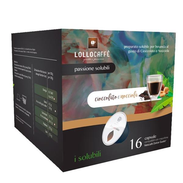 16 capsule sistema Nescafè Dolce Gusto Cioccolato e Nocciola